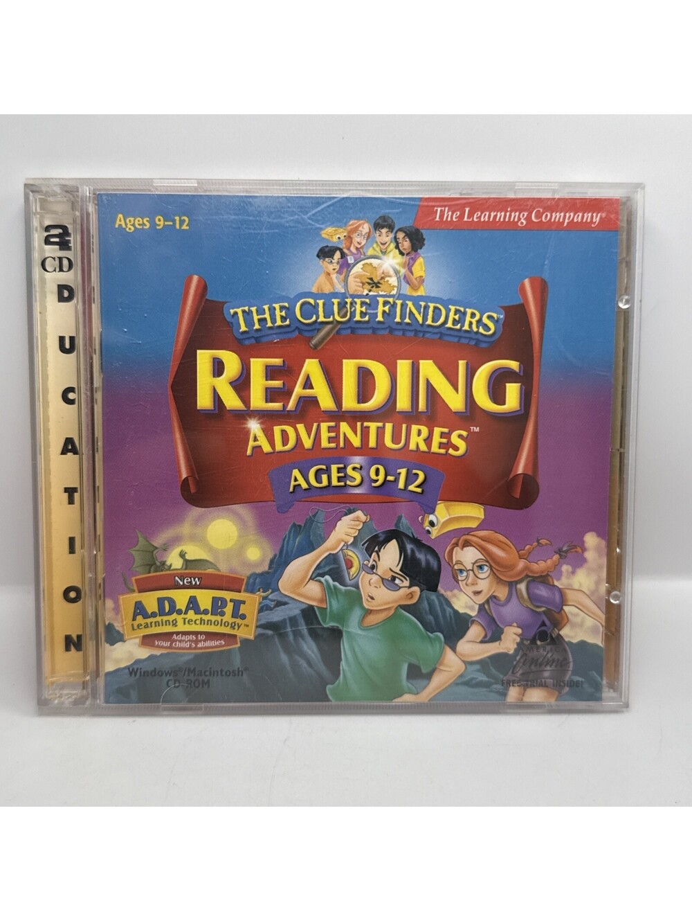 The Clue Finders Reading Adventures PC Ages 9-12 Win95 or Higher XP Mac - #164